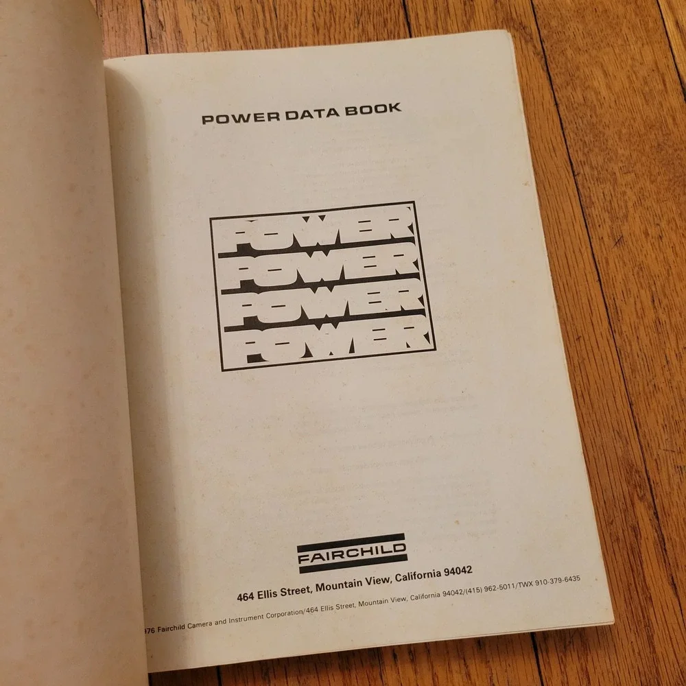 Fairchild Power Data‎ Book Technical Manual Semiconductor Components Vintage